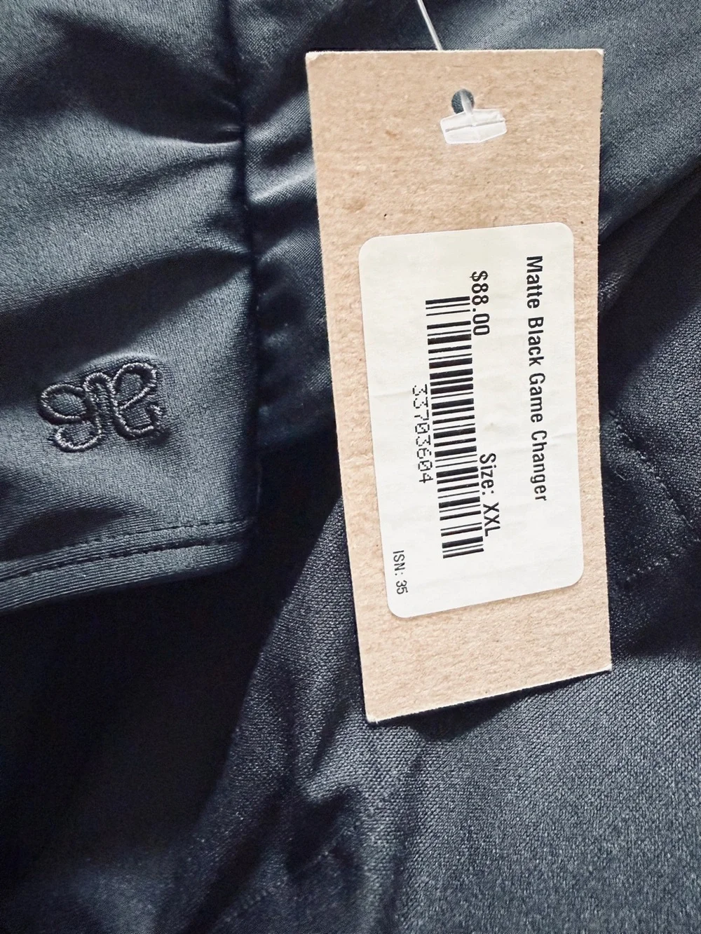 NWT Albion Fit Game Changer Swim Top in Matte Black